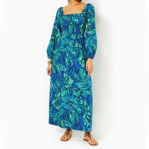 NWT Lilly Pulitzer Lakira Cotton Maxi Dress Size Medium